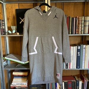 Michael Jordan Air Jordan GIRLS XXL She Got Game Fleece Hoodie Dress Gray